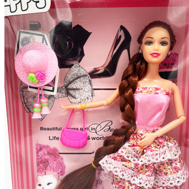 11.5 INCH BEAUTIFUL PRINCESS DOLL SET - HARD BODY